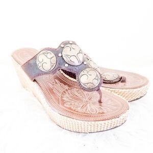 Hot Kiss  espadrille wedge sandal